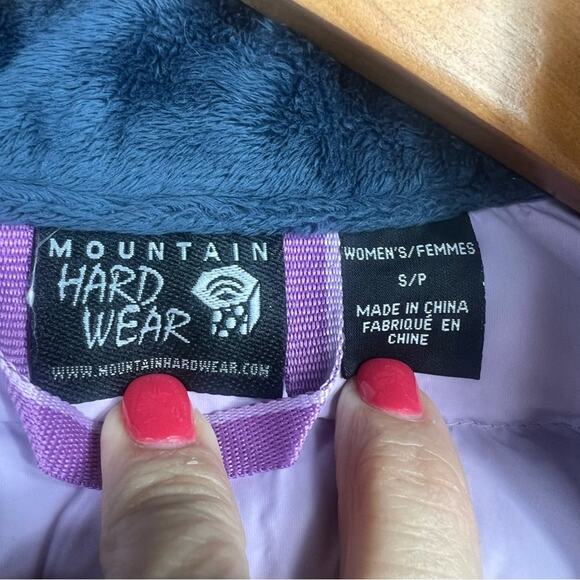 Mountain Hardwear 650 Down Q Shield Quilted Puffer Full Zip Vest Women’s Small - Picture 8 of 10